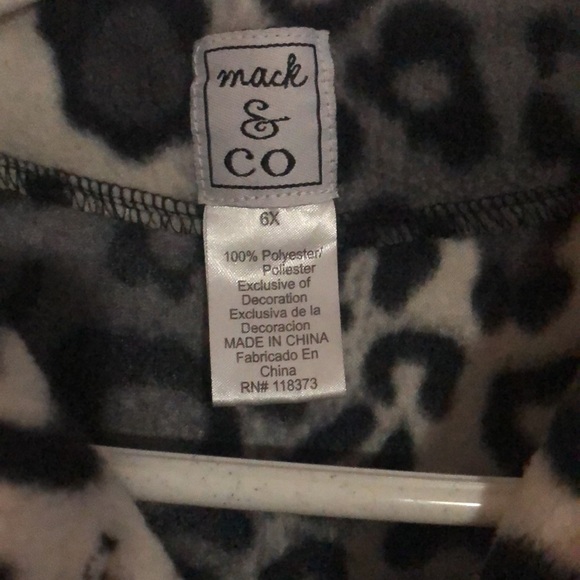 Girls Dressy Fleece Coat - 6x - Picture 2 of 3